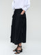 Rai stretch technical jersey skirt | Black