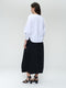 Sally mix cotton top | White