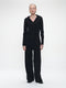 Melissa top brush tech jersey | Black