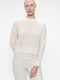 Pullover shiny alpaca H24423 | Ecru