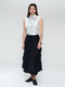 Rai stretch technical jersey skirt | Black