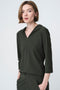 Melissa top KS technical jersey | Army