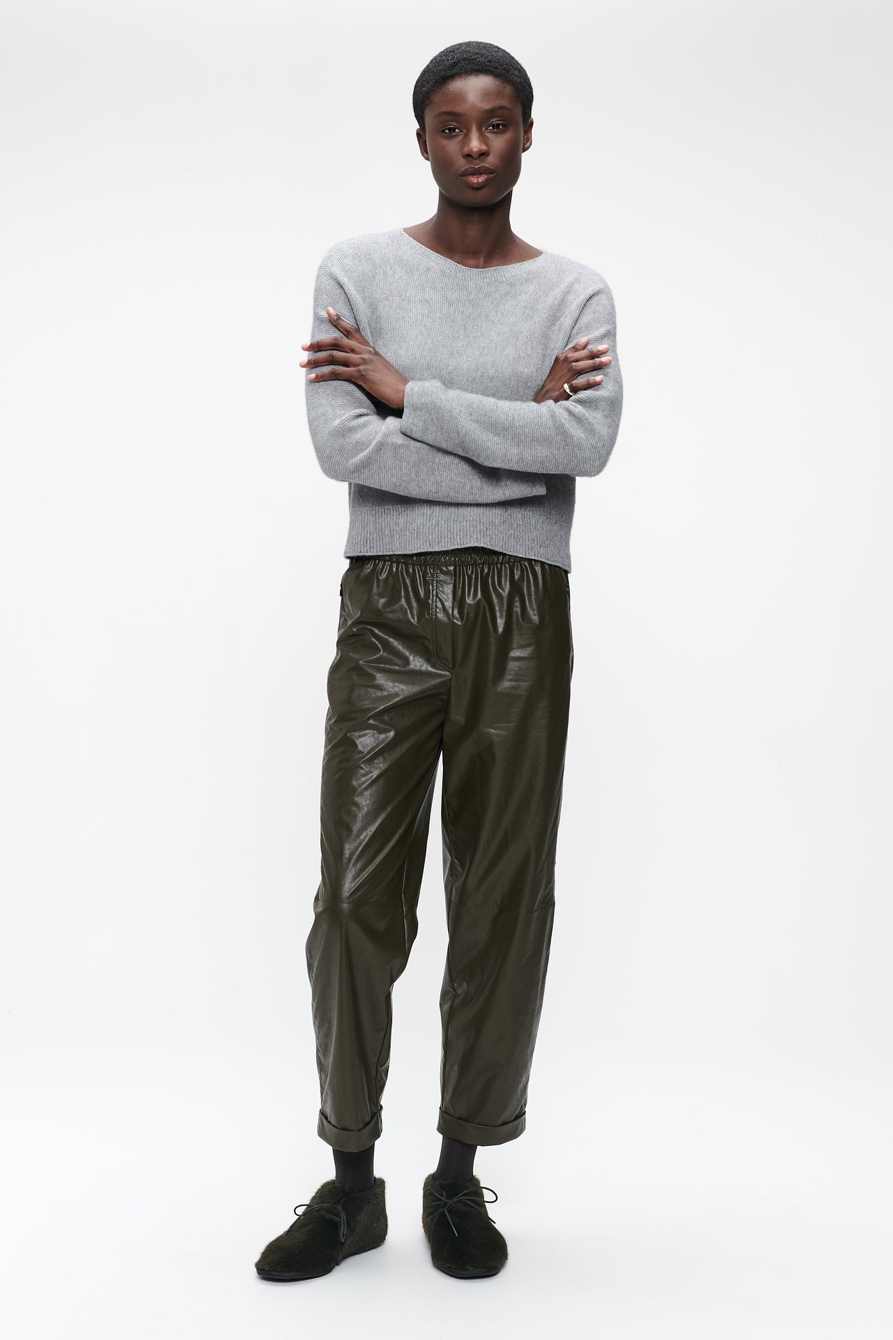 Daphne eco leather pants Daphne eco leather pants | Army