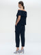 Diane top technical jersey | Blue