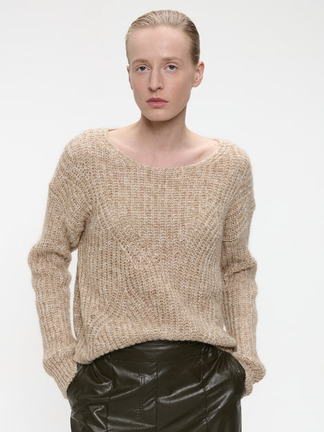 Pullover melange H23376 | Gold