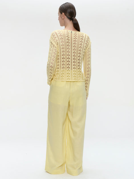 Summer Pullover E25102 | Yellow