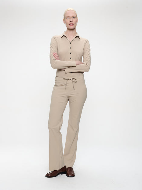 Blouse Betty Easy Wear Technical Jersey | Sand