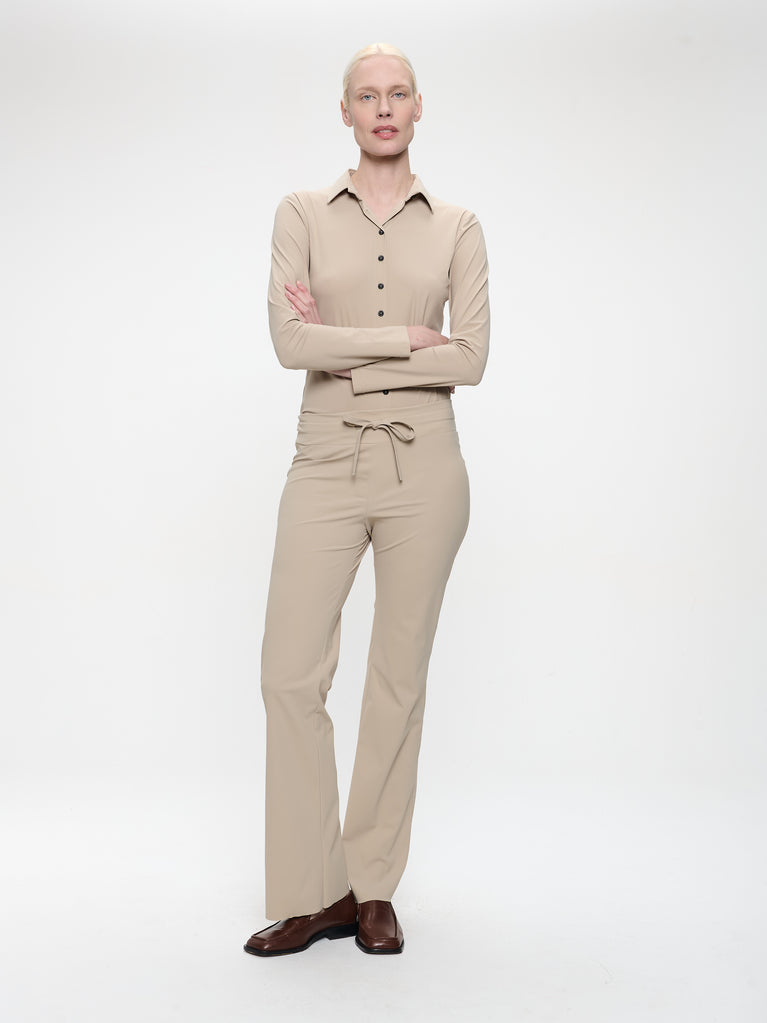 Blouse Betty Easy Wear Technical Jersey | Sand