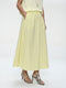 Haruna taffeta skirt | Yellow