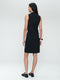Verena stretch technical jersey dress | Black