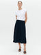 Maud stretch technical jersey skirt | Blue