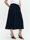 Maud stretch technical jersey skirt | Blue