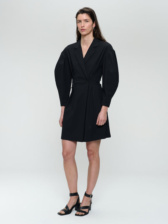 Kansas stretch tech jersey dress | Black