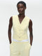 Kay structure tech jersey vest | Yellow