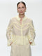 Netty bohemian style Blouse | Yellow