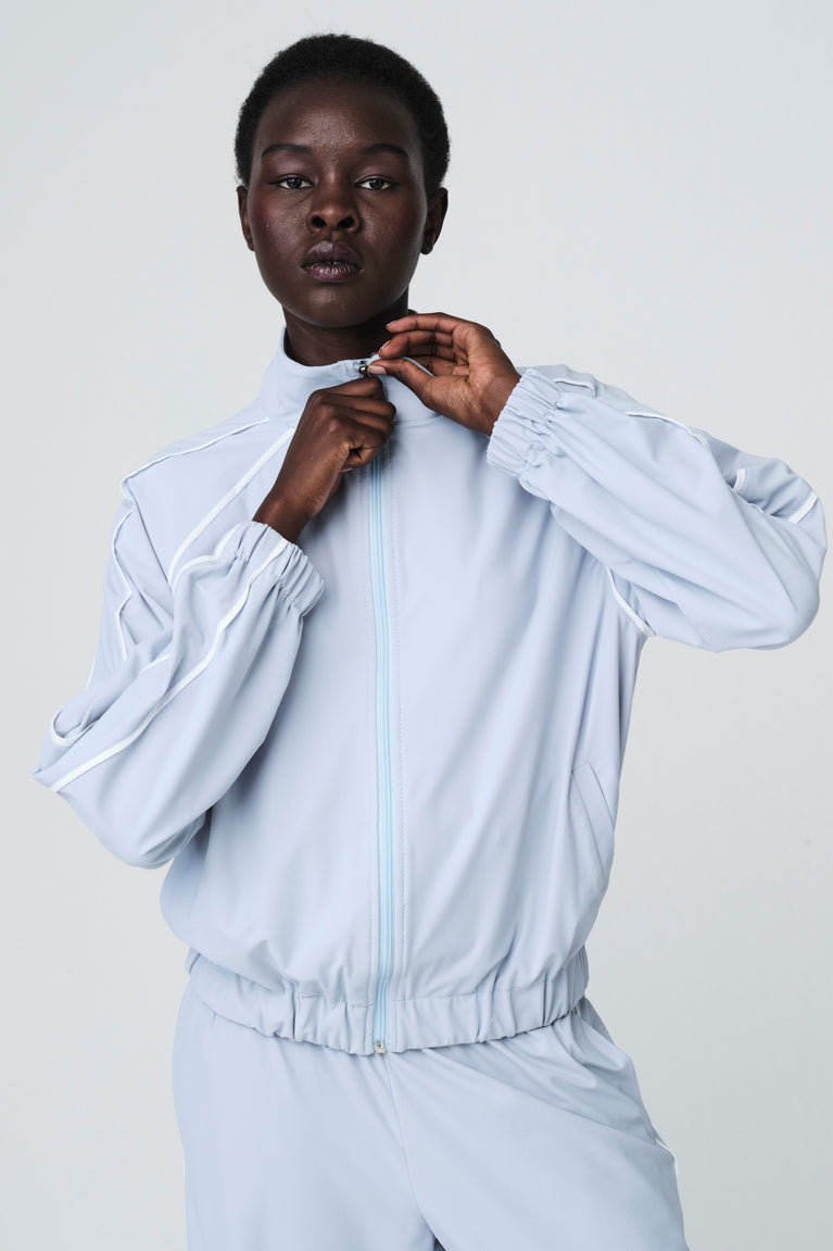 Kerrin structure tech jersey jacket | Light Blue