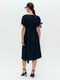 Dress cotton blend | Dark Blue