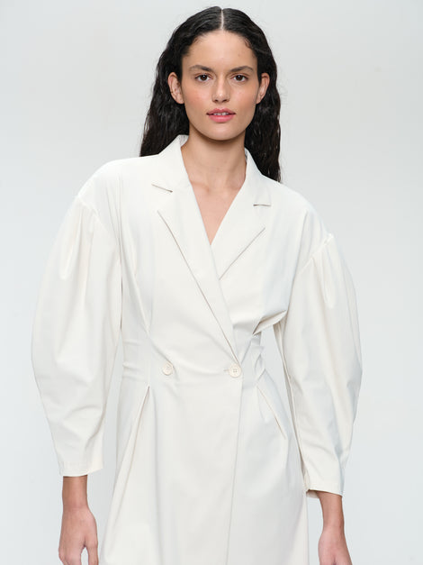Kansas stretch tech jersey dress | Light Sand