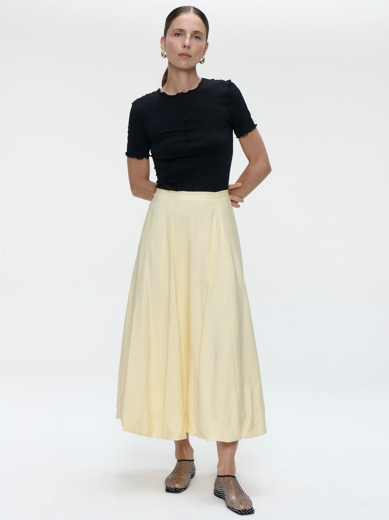 Joyce viscose top | Black