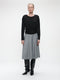 Loren top cross drape | Black