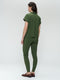 John stretch technical jersey pants | Oliva green