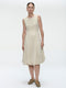 Satomi taffeta dress | Beige