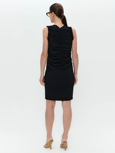 Romana dress technical jersey | Black