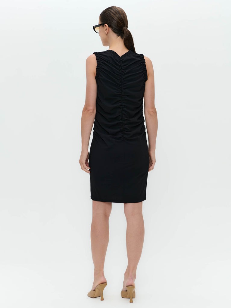 Romana dress technical jersey | Black