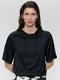 Gia stretch viscose top | Black
