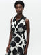Anita flower print poplin dress | Black