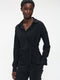 Norena blouse technical jersey | Black