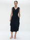 Ria WS stretch technical jersey dress | Black