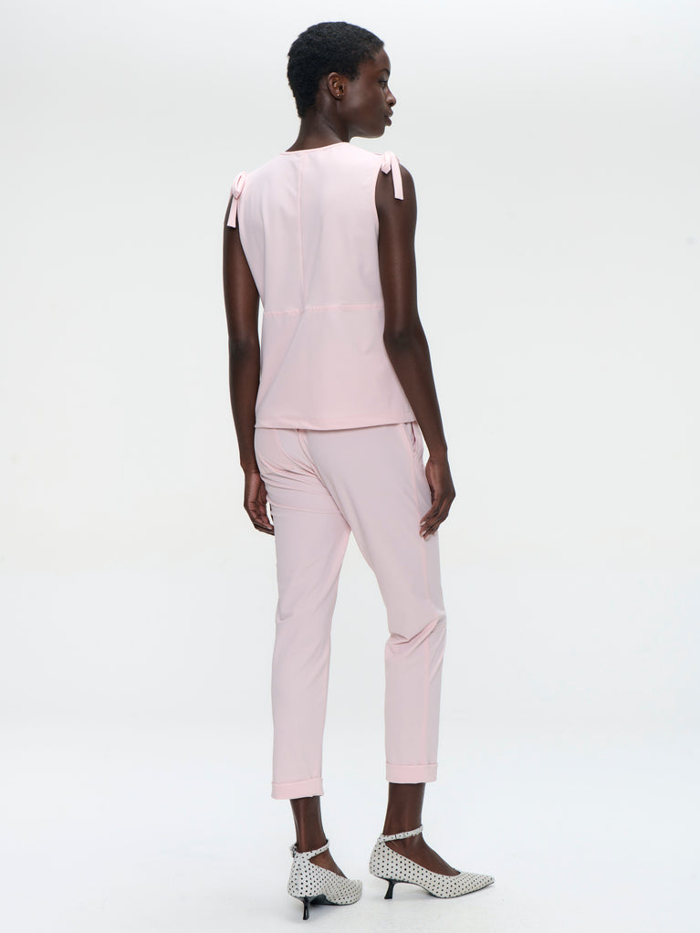Ariane structure tech jersey top | Pink