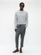 Pullover shiny alpaca H24423 | Silver