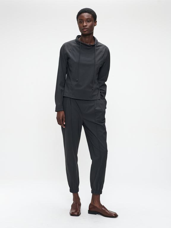 Lori stretch technical jersey pants | Grey
