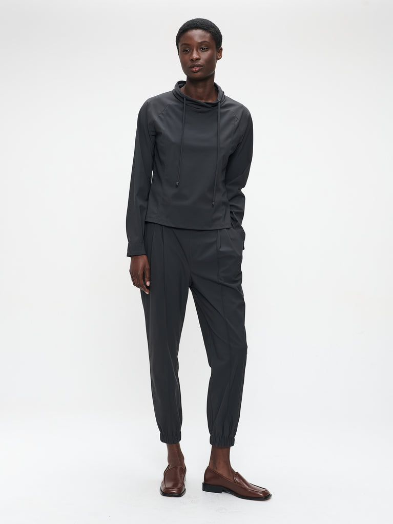 Lori stretch technical jersey pants | Grey