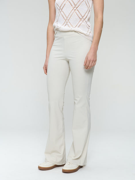 Eliya stretch technical jersey pants | Light Sand
