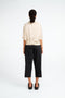 Gia stretch viscose top | Ecru
