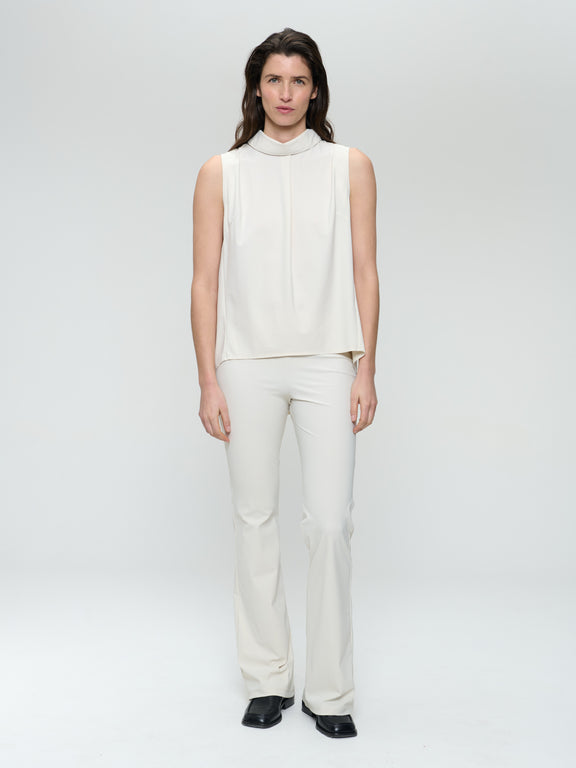 Dolche Vitas WS stretch tech jersey top | Light Sand