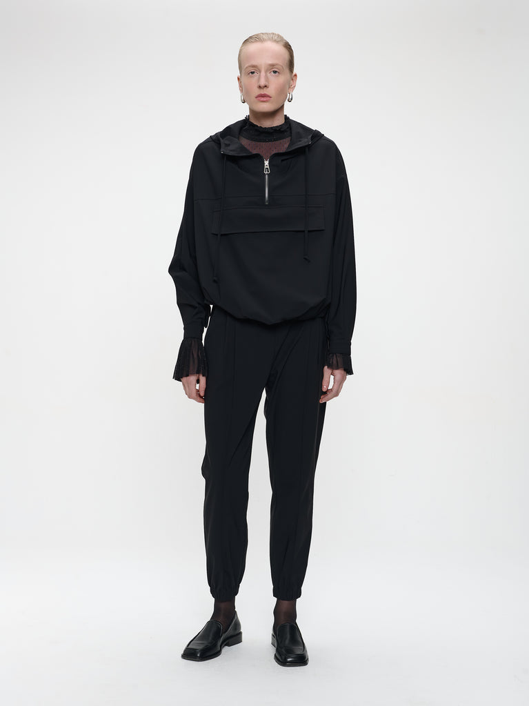 Lori stretch technical jersey pants | Black