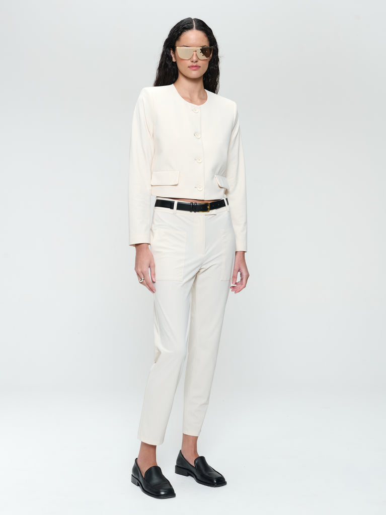 Ber stretch technical jersey pants | Light Sand