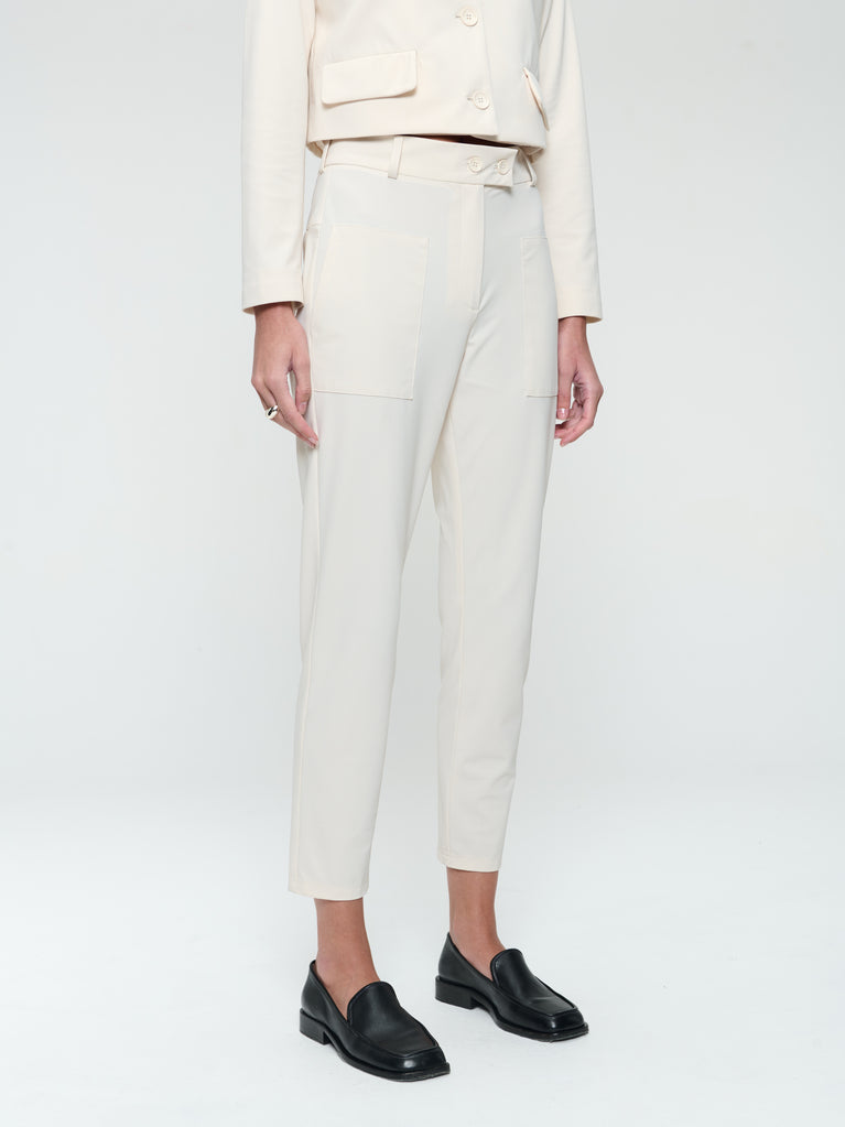 Ber stretch technical jersey pants | Light Sand