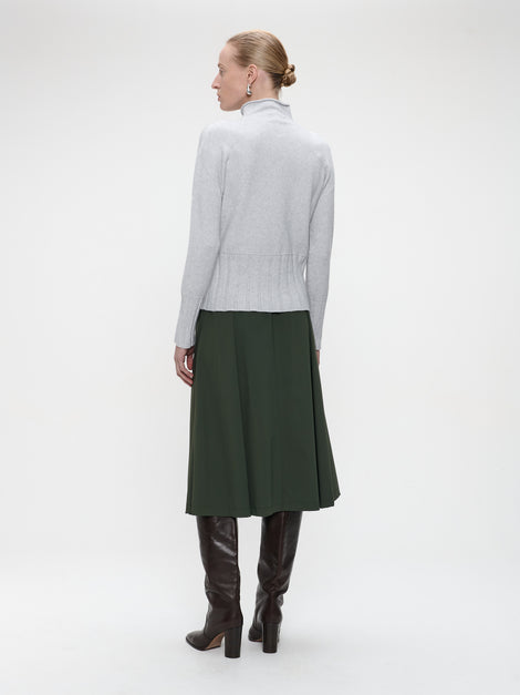 Raffaele skirt technical jersey | Army