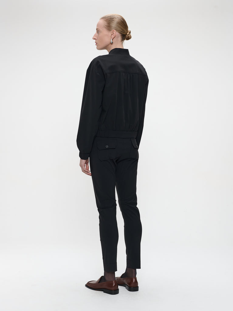 Doris pants brush tech jersey | Black