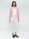 Seamless cotton cardigan 394 | Rosa