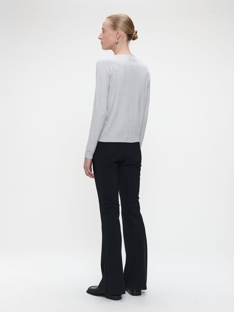 Pullover seamless viscose NB186 | Grey