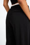 Antiny stretch technical jersey pants | Black