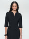 Martinas stretch technical jersey dress | Black