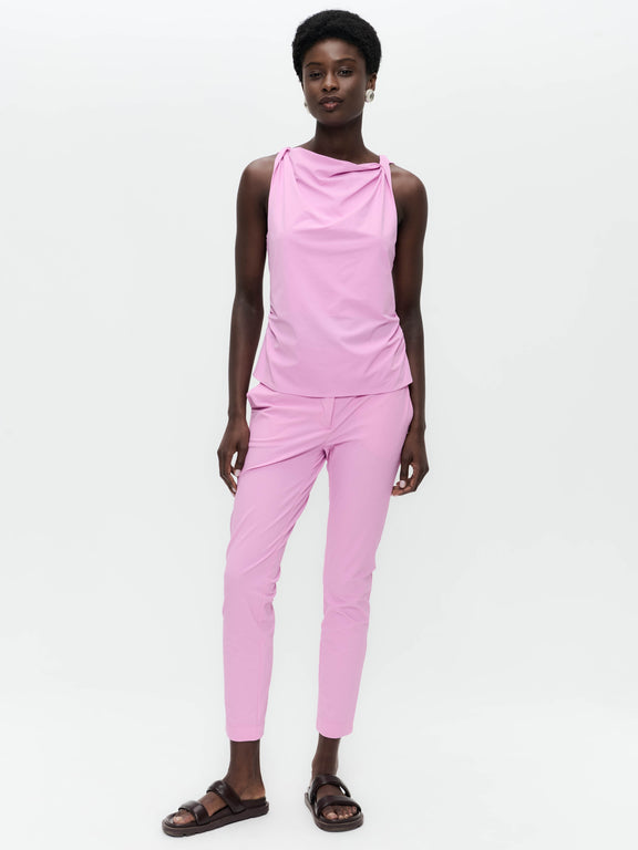 Marika stretch technical jersey top | Pink
