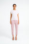 Maria stretch viscose logo top | White